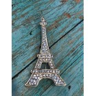 Rhinestone Eiffel Tower Charm for Cake Tops Corsage Favor Scrap Booking
